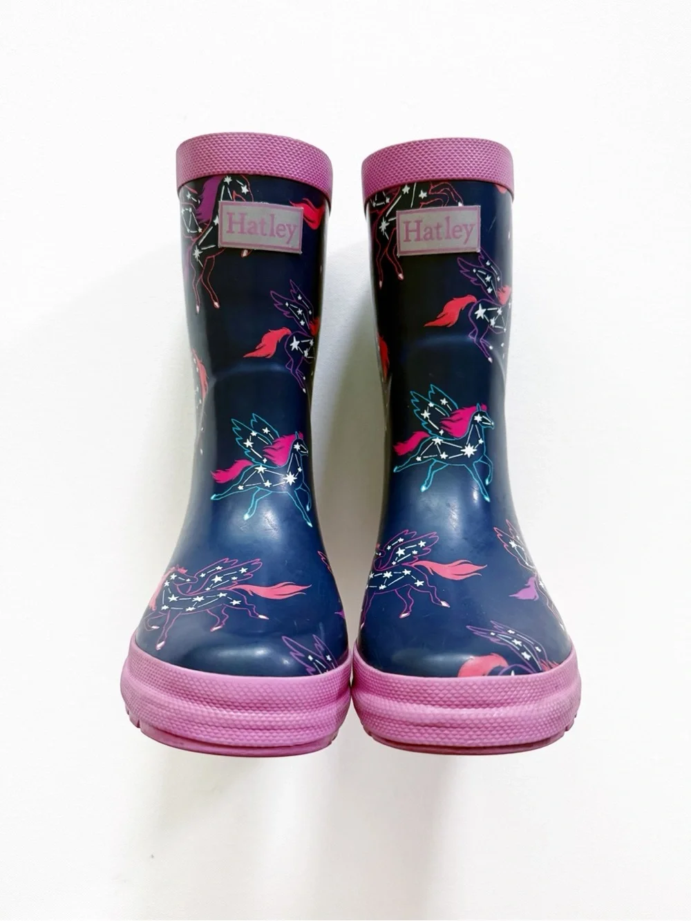 Hatley Kids Pegasus Constellation Rain Boots, size 12, Excellent Condition